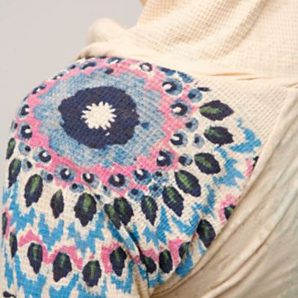 RARE Free People Winter Garden Hooded Henley ASO Alex Russo - Picture 4 of 13